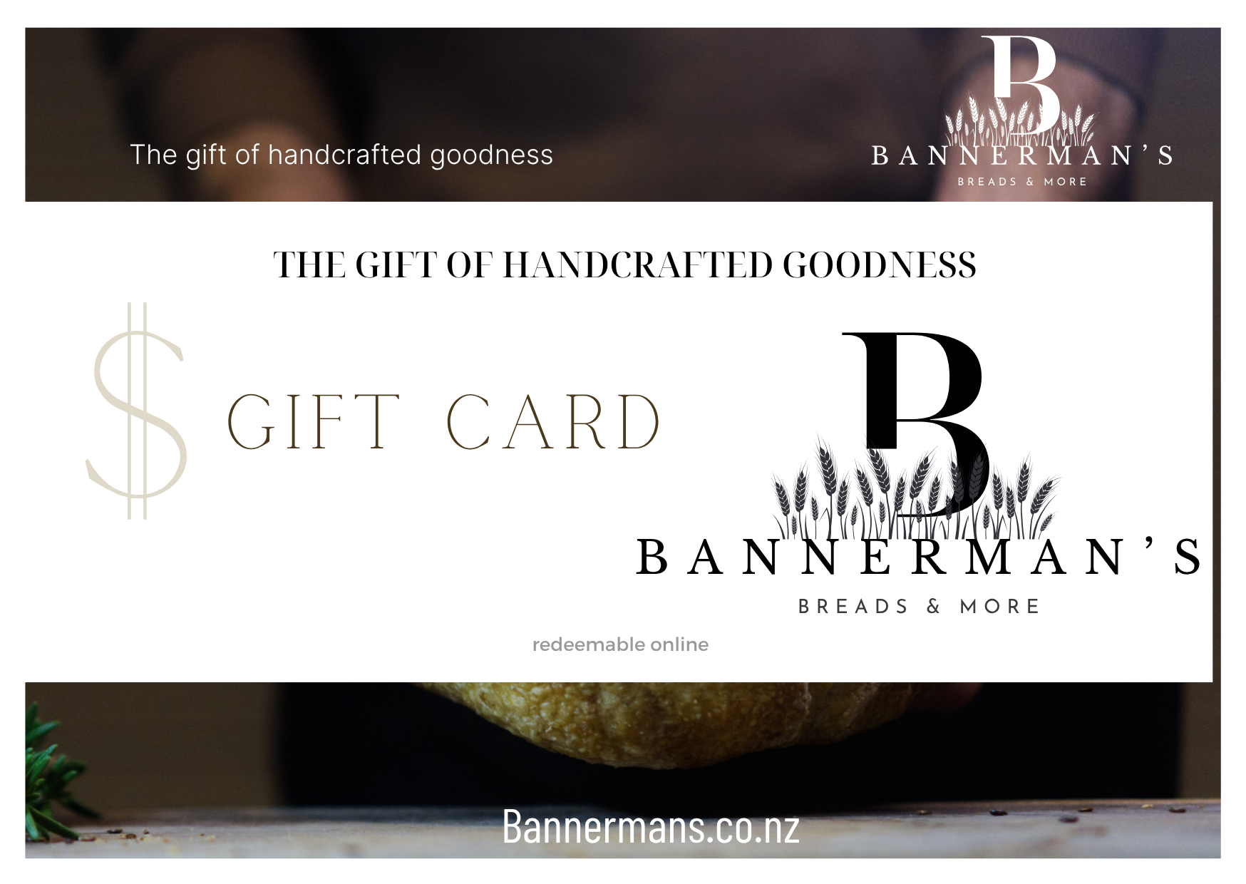 Bannerman's Breads & More Gift Card - Bannerman's Breads