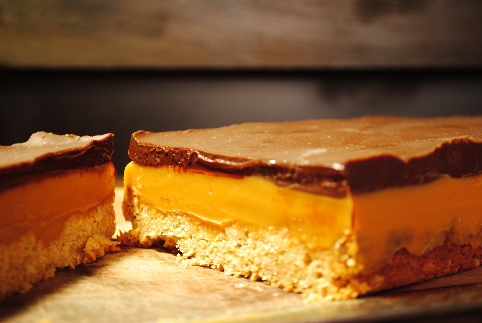 Chocolate Millionaire's Slice 1kg Slab