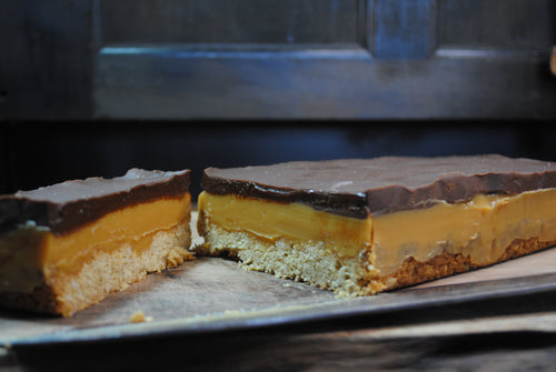 Chocolate Millionaire's Slice 1kg Slab