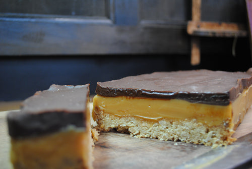Chocolate Millionaire's Slice 1kg Slab