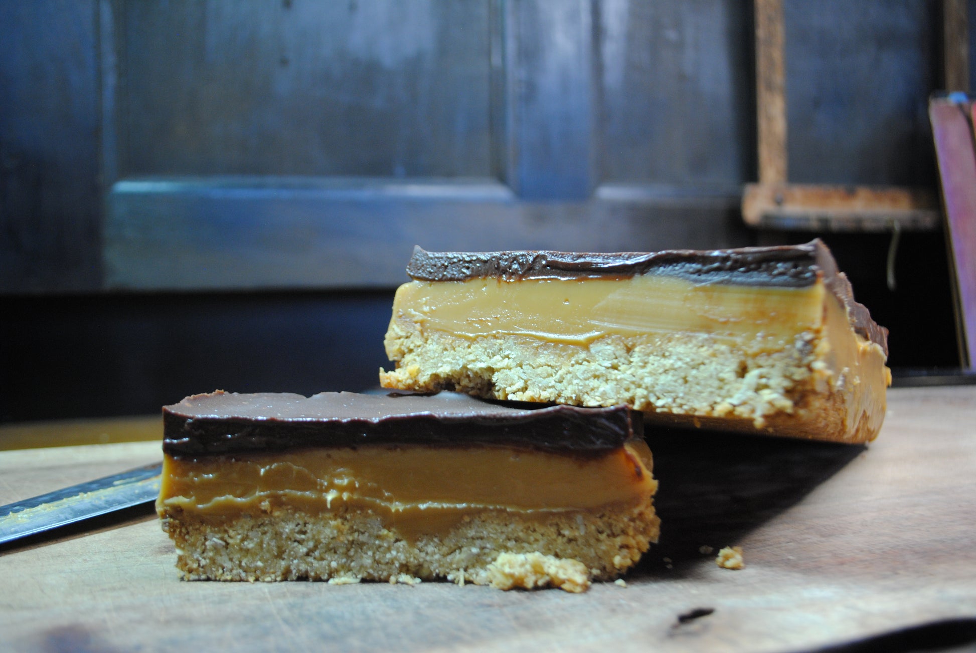 Chocolate Millionaire's Slice 1kg Slab
