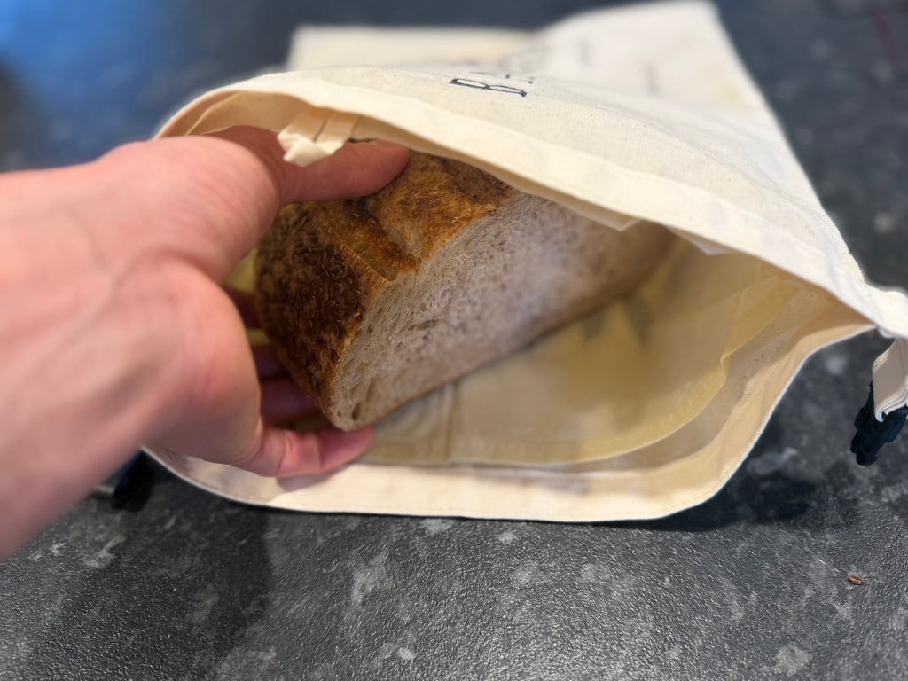 Bees wax lined Re-usable Bread bag, - Bannerman's Breads