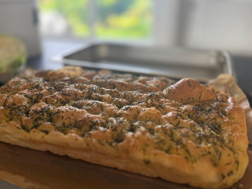 Roasted Garlic & Rosemary Focaccia - Bannerman's Breads