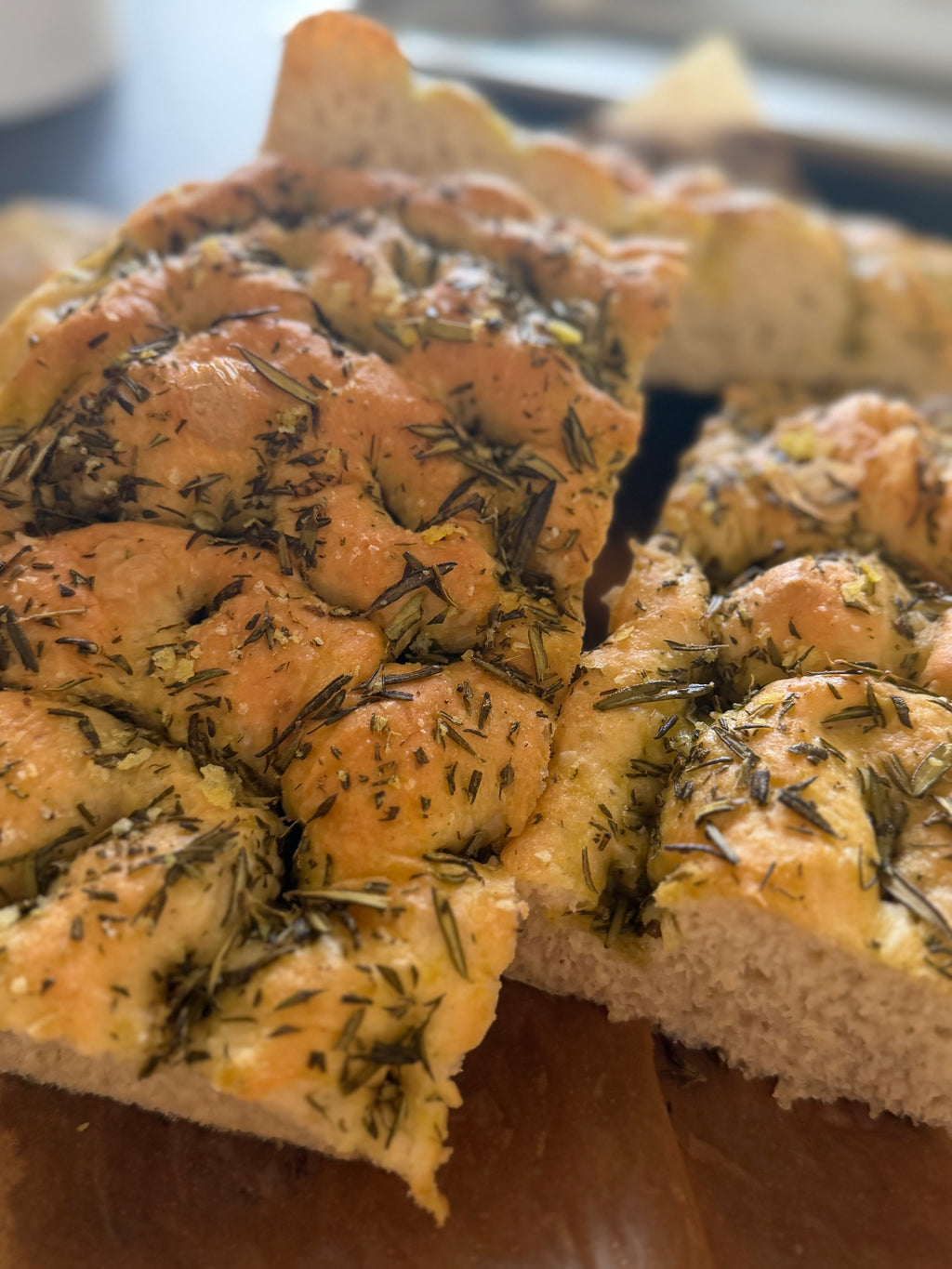 Roasted Garlic & Rosemary Focaccia - Bannerman's Breads