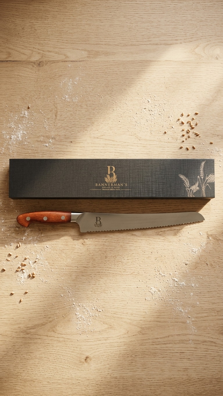 Bannerman's Premium Bread Knife – 10" / 25.4cm German Stainless Steel