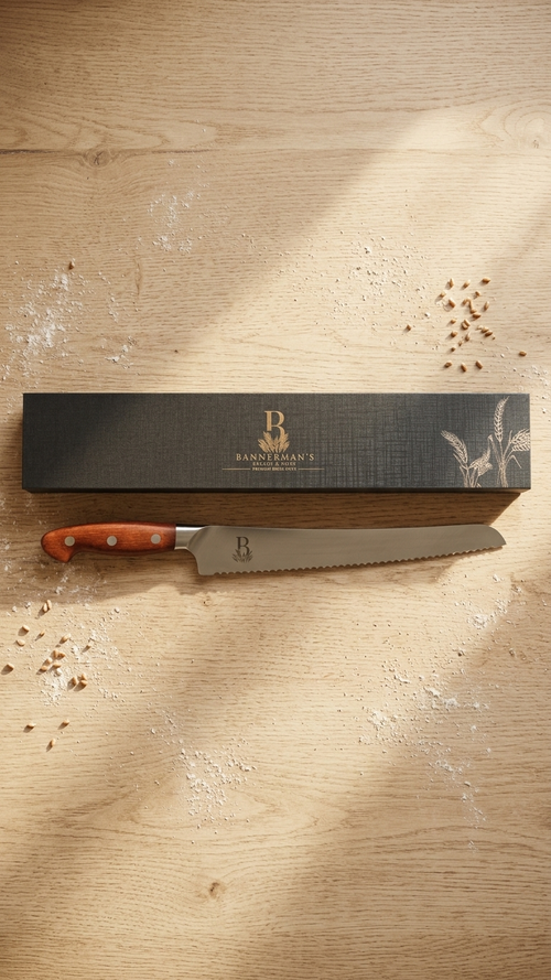 Bannerman's Premium Bread Knife – 10" / 25.4cm German Stainless Steel