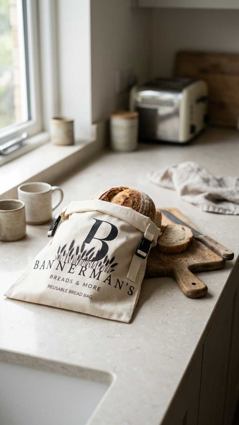 Bees wax lined Re-usable Bread bag (Pre Orders NOW OPEN) - Bannerman's Breads